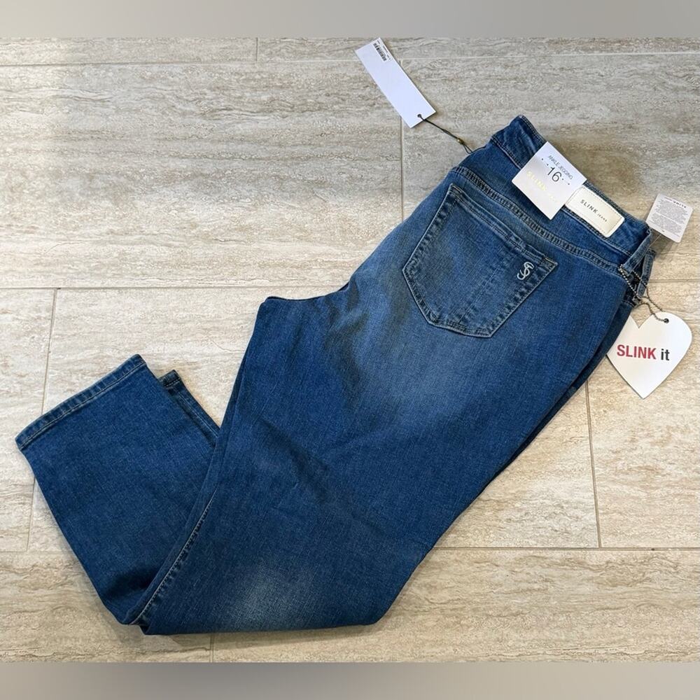 Slink denim Jeans Sz 16 New with tags